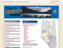 Tablet Screenshot of ab.canadagenweb.org